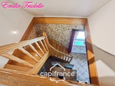 🏡 Longère de caractère du XVe siècle à vendre 5 pièces NUILLE LE JALAIS (72)  – 105 m²- 3ch – Terrain de 1 823 m²