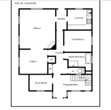 House for sale, 6 rooms, COUTURE SUR LOIR (41), 180 m² of living space – enclosed and wooded grounds of 1,746 m² – 3/4 bedrooms – no major work required