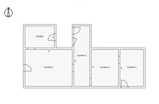 Authentic house for sale 4 rooms PONCE SUR LE LOIR (72) land 537m²