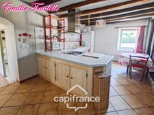 🏡 Longère de caractère du XVe siècle à vendre 5 pièces NUILLE LE JALAIS (72)  – 105 m²- 3ch – Terrain de 1 823 m²