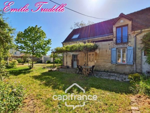 Maison à vendre 4 pièces COUTURE SUR LOIR (41) Longère en pierre – 82 m² – dépendances – jardin sans vis-à-vis 