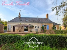 Maison à vendre 4 pièces CHAHAIGNES (72 )Longère de campagne – 80 m² - 3 chambres– dépendances – jardin 3000m²  sans vis-à-vis 