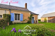 Maison à vendre 4 pièces CHAHAIGNES (72 )Longère de campagne – 80 m² - 3 chambres– dépendances – jardin 3000m²  sans vis-à-vis 