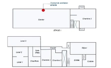 House for sale, 5 rooms, RUILLE SUR LOIR (72), 3/5 bedrooms - 3205m² of land