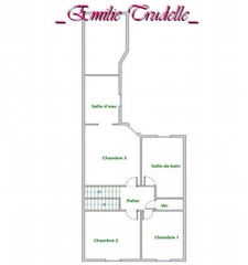House for sale, 5 rooms (72), 125 m², 3/5 bedrooms, enclosed garden 300 m², outbuildings, Saint-Calais