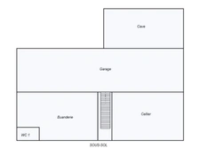 Maison à vendre pavillon 5 pièces, 3 chambres LHOMME (72) 97m², terrain de 840 m² 
