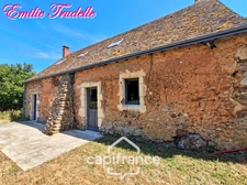 🏡 Longère de caractère du XVe siècle à vendre 5 pièces NUILLE LE JALAIS (72)  – 105 m²- 3ch – Terrain de 1 823 m²