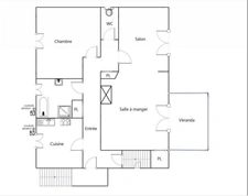 Dpt Sarthe (72), à vendre SAINT CALAIS maison P3, 1/2 chambres, terrain clos 483 m² et sous-sol