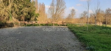 Dpt Sarthe (72), for sale LA CHARTRE SUR LE LOIR land 817 m² edge of Loir (20m) with EDF meter