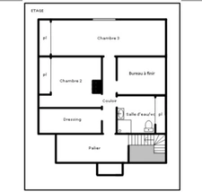 House for sale, 6 rooms, COUTURE SUR LOIR (41), 180 m² of living space – enclosed and wooded grounds of 1,746 m² – 3/4 bedrooms – no major work required