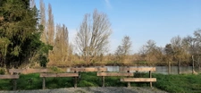 Dpt Sarthe (72), for sale LA CHARTRE SUR LE LOIR land 817 m² edge of Loir (20m) with EDF meter
