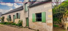 Authentic house for sale 4 rooms PONCE SUR LE LOIR (72) land 537m²