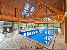 11-room property for sale in LA CHARTRE SUR LE LOIR (72) with loft, gîte, indoor pool and spa – 324 m² of living space – 7 bedrooms – 5,130 m² of land