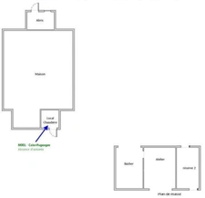 🏡 Longère de caractère du XVe siècle à vendre 5 pièces NUILLE LE JALAIS (72)  – 105 m²- 3ch – Terrain de 1 823 m²