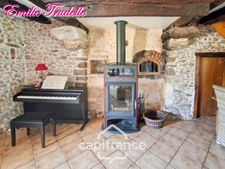 🏡 Longère de caractère du XVe siècle à vendre 5 pièces NUILLE LE JALAIS (72)  – 105 m²- 3ch – Terrain de 1 823 m²