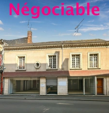 LocalCommercial + Appartement avec Patio à vendre 8 pièces SAINT CALAIS (72) Ensemble immobilier à fort potentiel 