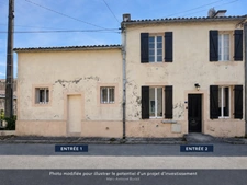 MOULIS-EN-MÉDOC – SPÉCIAL INVESTISSEUR – FORT POTENTIEL DE DIVISION EN 2 LOGEMENTS AVEC JARDIN