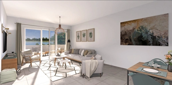 T2 neuf de 45,6 m² avec balcon -MONTEUX (84)