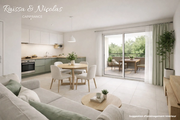 T2 45 m² avec grande varangue + parking - Rémire-Montjoly 