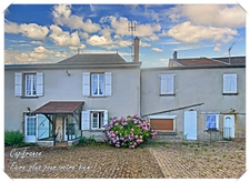 ENSEMBLE IMMOBILIER COMPRENANT  2 MAISONS DE VILLAGE SUR TERRAIN DE 2285 m²