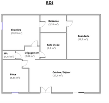 PORTICCIO (Corsica) House T3 + T2 sea view, with garden, terrace, parking 