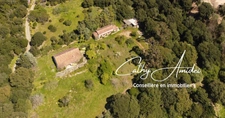 SAGONE (Corse) : Propriete à vendre, maison T4 + dépendance avec 2 appartements T1, sur terrain plat de 5000m2