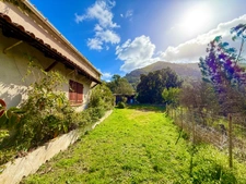 SAGONE (Corse) : Propriete à vendre, maison T4 + dépendance avec 2 appartements T1, sur terrain plat de 5000m2