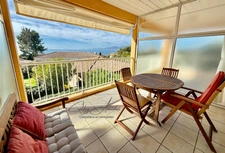 ALBITRECCIA (Corse) Rive-Sud d'AJACCIO: A vendre Appartement Duplex T3 meublé, parking privatif, terrasse vue mer, à 500m de plage