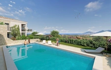 BASTELICACCIA (Corse) A vendre Appartement 1 pièce de 37,73m2 + terrasse de 11,67 m2 vue mer