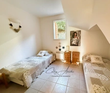 ALBITRECCIA (Corse) Rive-Sud d'AJACCIO: A vendre Appartement Duplex T3 meublé, parking privatif, terrasse vue mer, à 500m de plage
