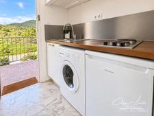 OLMETO - PLAGE (Corse) : Studio en bord de mer avec terrasse, accès direct à la plage