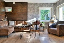 Maison de village avec jardin paysager