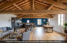 GREZIEU LA VARENNE plateau appartement T3 de 62,98 m² avec 2 stationnements