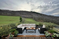 Sur les hauteurs de Thurins - Plateau de 100m² en duplex à aménager avec terrasse, 2 stationnements et 1 cave 