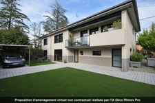 Proche Bourg de Tassin - Maison P7 de 155m² habitables (230m² au sol) 5 chambres - parcelle de 1 560m²  