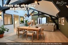 Centre Craponne Loft/Appartement de 116m² avec terrasse de 22m² 