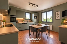 SOUCIEU EN JARREST - Maison de 98,50m² avec sous sol aménageable - Garage/atelier  