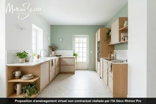 GREZIEU LA VARENNE plateau appartement T3 de 63,59 m² avec jardin de 86.41 m² avec 2 stationnements 