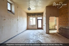 GREZIEU LA VARENNE plateau appartement T3 de 63,59 m² avec jardin de 86.41 m² avec 2 stationnements 