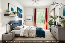 GREZIEU LA VARENNE Plateau  T4/T5 de 110,73 m² avec jardin sud de 84.88 m² avec 2 stationnements