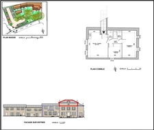 GREZIEU LA VARENNE plateau appartement T3 de 62,98 m² avec 2 stationnements