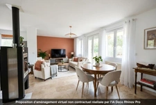  Proche Bourg de Tassin - Maison P7 de 155m² habitables (230m² au sol) 5 chambres - parcelle de 1 560m²  