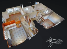 Dernier étage, appartement de 114m² à rénover avec vue imprenable à 180 degrés