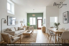 GREZIEU LA VARENNE plateau appartement T3 de 63,59 m² avec jardin de 86.41 m² avec 2 stationnements 