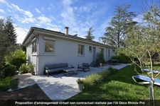  Proche Bourg de Tassin - Maison P7 de 155m² habitables (230m² au sol) 5 chambres - parcelle de 1 560m²  