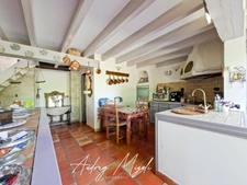 Propriété en pierre 8 pièces, 5 chambres, dépendances, piscine, terrain 7800m²