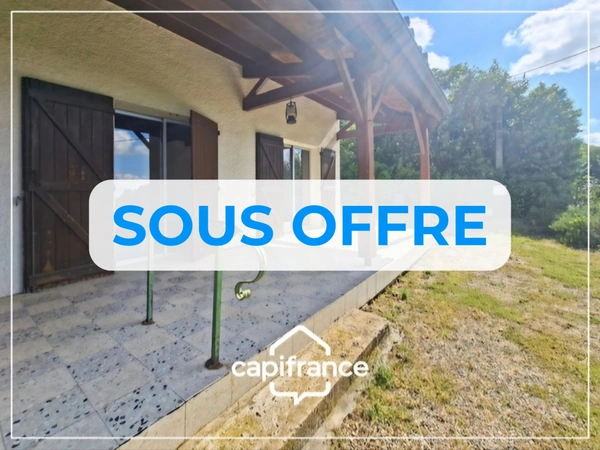 Maison plain-pied avec vue campagne à 10 min de Golfech, 3 chambres, garage, jardin