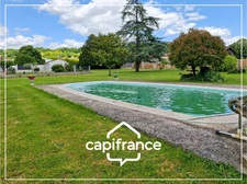 Maison en pierre 200m² avec piscine et grand jardin, 3 chambres à Malause