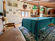 Propriété en pierre 8 pièces, 5 chambres, dépendances, piscine, terrain 7800m²