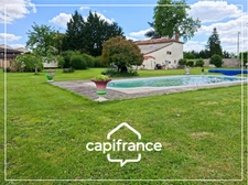 Maison en pierre 200m² avec piscine et grand jardin, 3 chambres à Malause